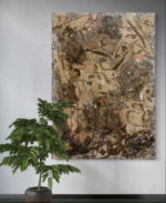 تابلو کالیگرافی تکنیک کلاژ